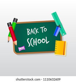 Back to School, Poster, or Banner Design. 