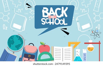 Back to school poster design