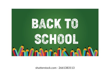 De volta ao design de cartaz da escola para uso.