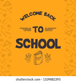 Back to school poster education