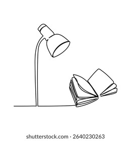 back to school poster for kids school supplies in line art design