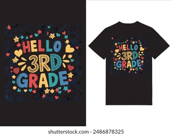 Back To School Print-ready T-shirt Design