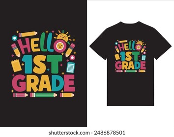 Back To School Print-ready T-shirt Design