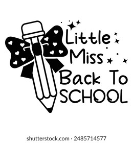 Back to School Quotes Black and white for Crafting Printing