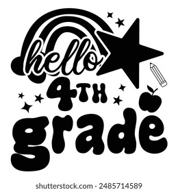 Back to School Quotes Black and white for Crafting Printing