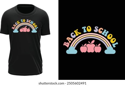 Back to School Rainbow T shirt