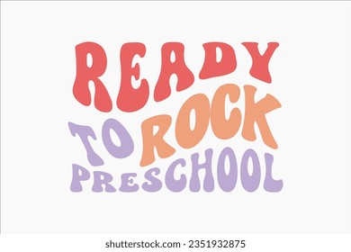 Zurück zur Schule Retro-Design, Typografie, T-Shirt, Sublimation, Vintage, Retro, zurück zur Schule, Lehrer, Schule, Bildung, erster Schultag, Kindergarten, Lehrer