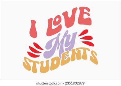 Zurück zur Schule Retro-Design, Typografie, T-Shirt, Sublimation, Vintage, Retro, zurück zur Schule, Lehrer, Schule, Bildung, erster Schultag, Kindergarten, Lehrer