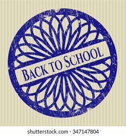 Back to School rubber seal