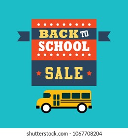 Back to School Sale Illustration