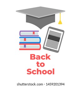 Back to school science background . Paper cut cartoon education supplies set in trendy craft style. Modern origami teaching and learning symbol design. Vector illustration