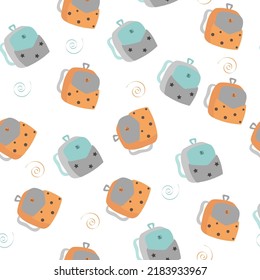 back to school seamless pattern