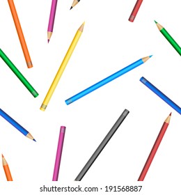 Back to school seamless pattern. Vector Illustration