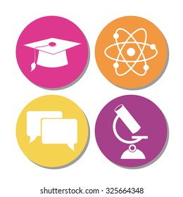 Back to school season design, vector illustration eps10.