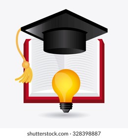 Back to school season design, vector illustration