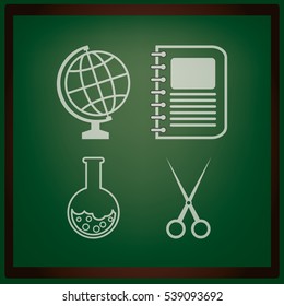 back to school season icon vector illustration graphic design