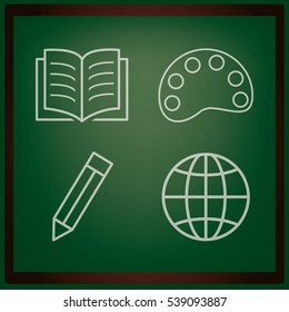 back to school season icon vector illustration graphic design