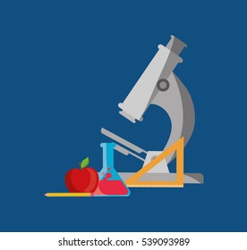 back to school season icon vector illustration graphic design