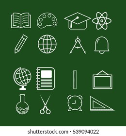 back to school season icon vector illustration graphic design