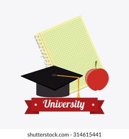 Back to school season, vector illustration graphic design Back to school season, vector illustration graphic design