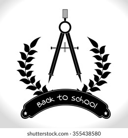 Back to school season, vector illustration graphic design