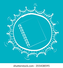 Back to school season, vector illustration graphic design