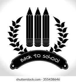 Back to school season, vector illustration graphic design