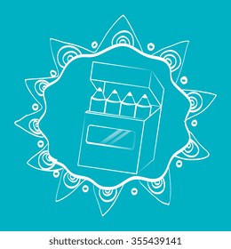 Back to school season, vector illustration graphic design