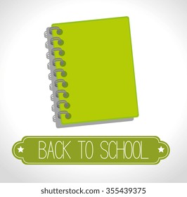 Back to school season, vector illustration graphic design