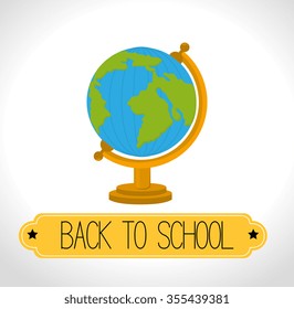 Back to school season, vector illustration graphic design