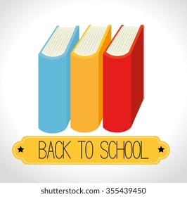 Back to school season, vector illustration graphic design