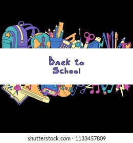 Back to school set of study supplies
