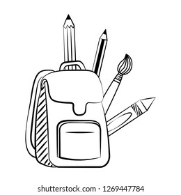 back to school sketch