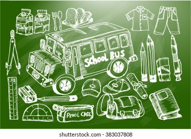 back to school, sketch
