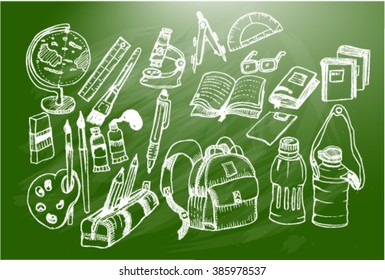 back to school, sketch