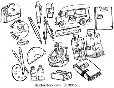 back to school, sketch