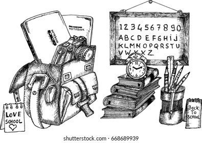 back to school, sketch
