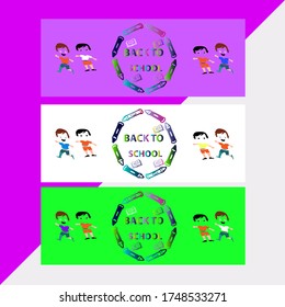 Back to school social media cover photo.