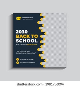 Back to School Social Media Post 