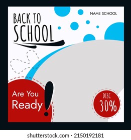 Back to school social media post edition 