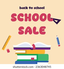Back To School Social Media Poster