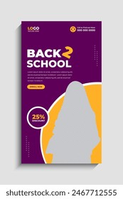 Back to School Social Media Story Template