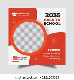 Back to School Social Media Template