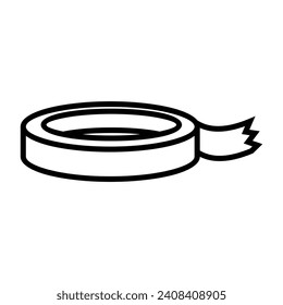 Back to school stationery vector art icon design line art outline. School, education, college, office tools and equipment