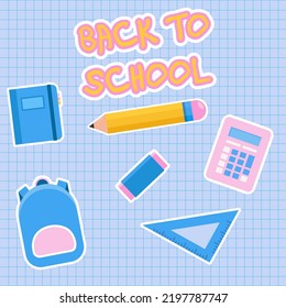 Volver a la colección de pegatinas de la escuela