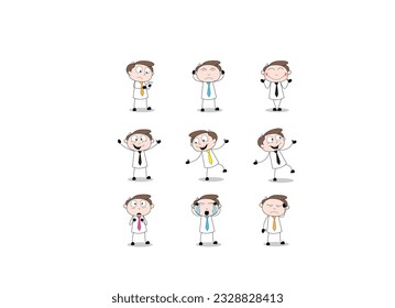 Back to school. Students who learn and grow on their own with various subjects. Education content illustration mega set. Productive Workflow Organization - Concept illustrations. 
