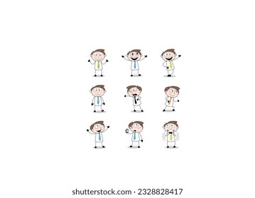 Back to school. Students who learn and grow on their own with various subjects. Education content illustration mega set. Productive Workflow Organization - Concept illustrations. 