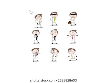 Back to school. Students who learn and grow on their own with various subjects. Education content illustration mega set. Productive Workflow Organization - Concept illustrations. 