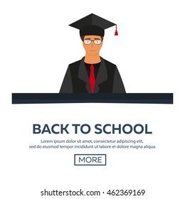 Back to School. Suit. School Costume. Vector illustration.
