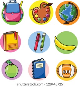 Back to school, school supplies